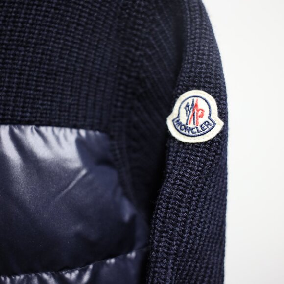 Moncler Wool Zip-Up Hoodie - Picture 9 of 10